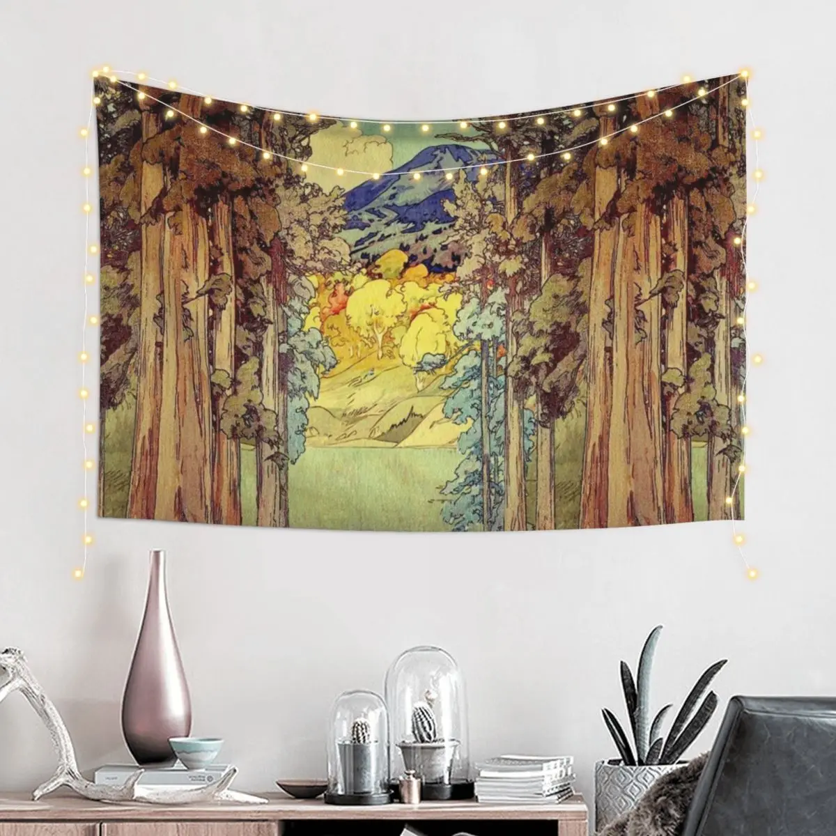 Returning to Hoyi гобелен грибной декор домашний корейский комнаты настенные гобелены
