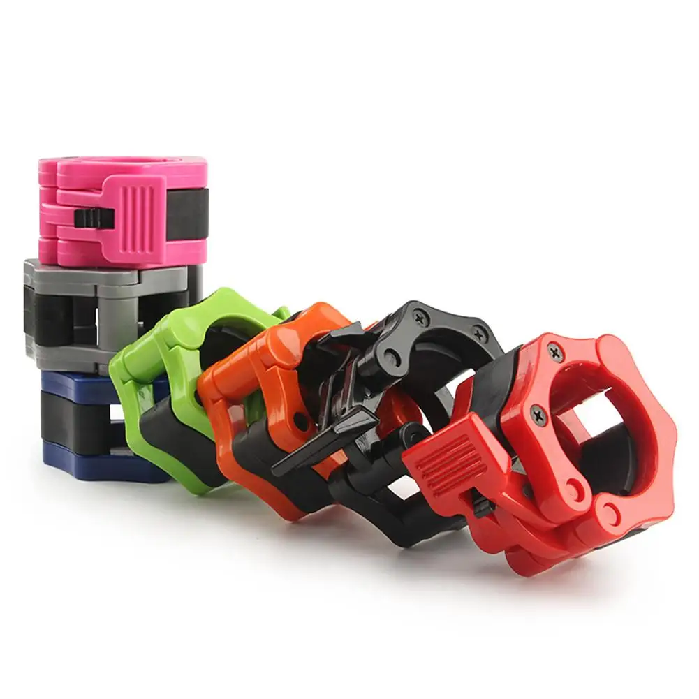 

1 пара 50-миллиметровых зажимов для штанги, быстросъемные зажимы для тренировок, тяжелой атлетики, фитнеса, тренировок