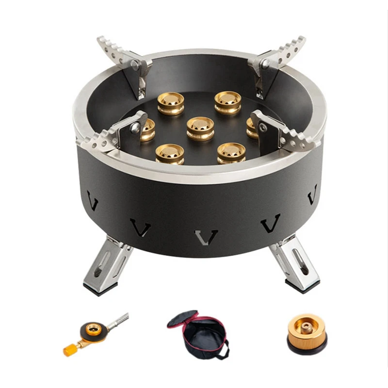 

23800W Camping Outdoor Tourist Burner Portable Furnace Picnic Cooking Camping Supplies