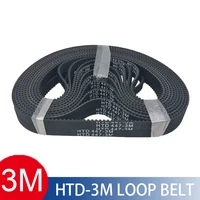 htd 3m timing belt 420423426432435444447450mm 81012mm width rubbetoothed belt closed loop synchronous belt pitch 3mm