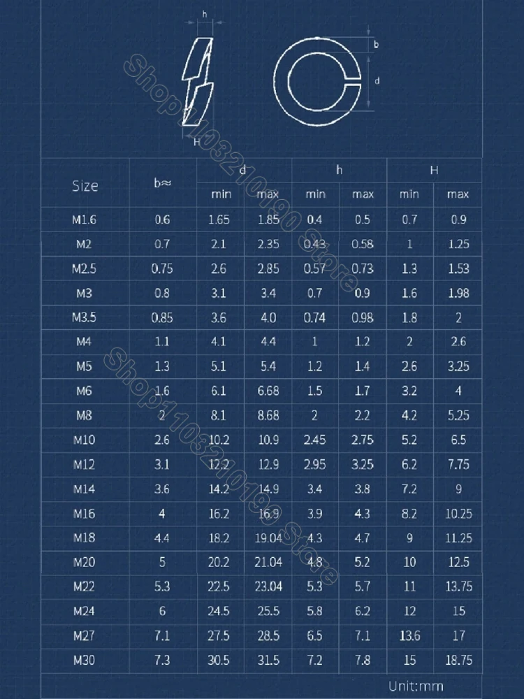 5-50 шт. пружинное кольцо из нержавеющей стали 304 |