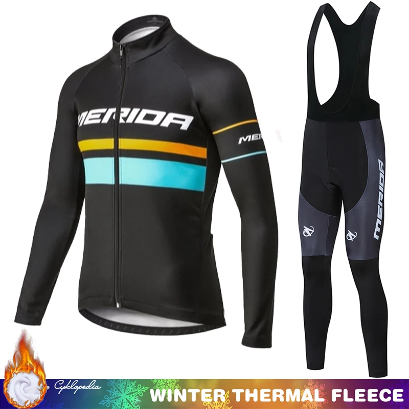 

Merida Professional Cycling Shirt Men's Suit Bicycle Clothing 2023 Mtb Pants Tricuta Man Clothes Bib Road Bike Uniform Winter