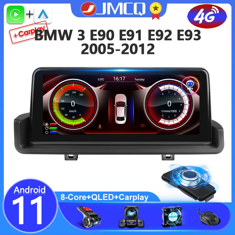 

10.25" 2 Din Android 11.0 Car Radio for BMW 3 E90 E91 E92 E93 2005-2012 4G Carplay Multimedia GPS Navigation Head Unit DVD RDS
