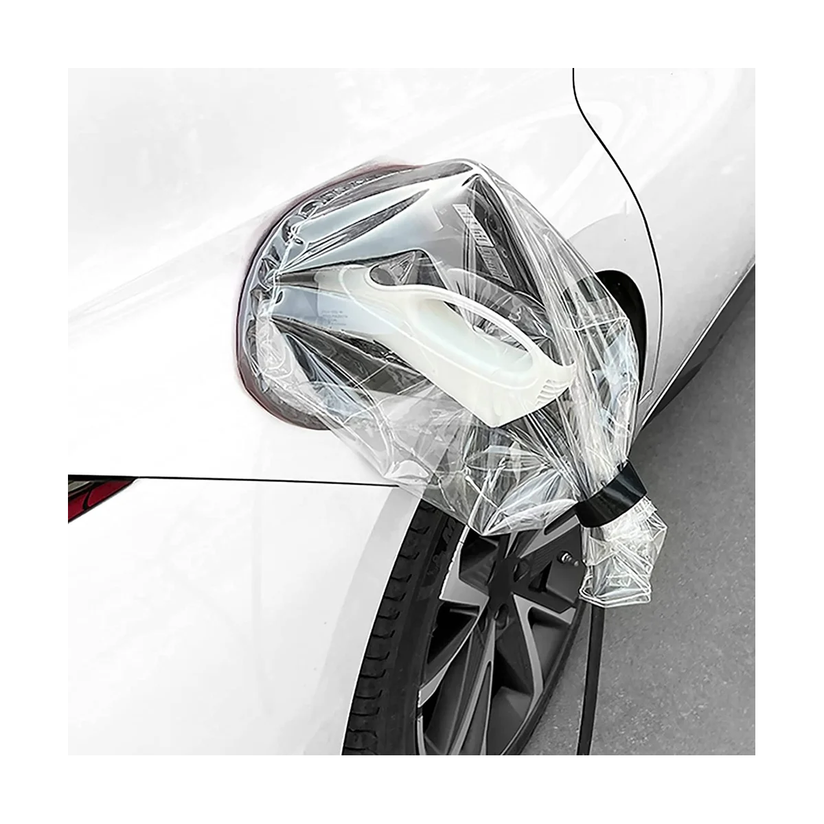 Автомобильный чехол с зарядным устройством для электромобиля защитой от дождя