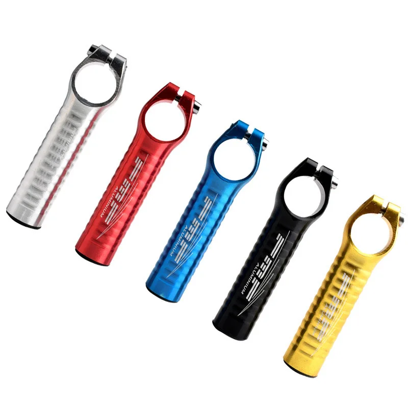 Mountain Bike Auxiliary Handle Non-slip Ultra Light Bar Ends Aluminum Alloy only 66g Bicycle handlebar 5 Colors