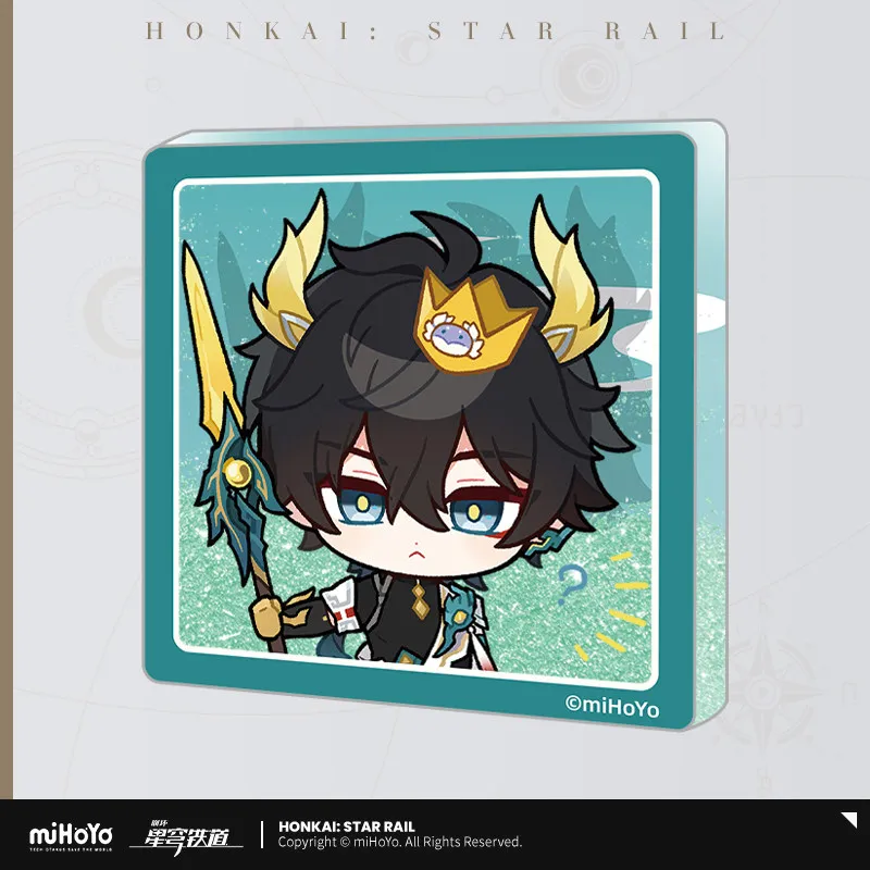 Фото Наклейка на холодильник Evernight Dan Heng Permansor Terrae Cyrene Flowing Sand, подарок для косплея по игре Honkai Star Rail №3
