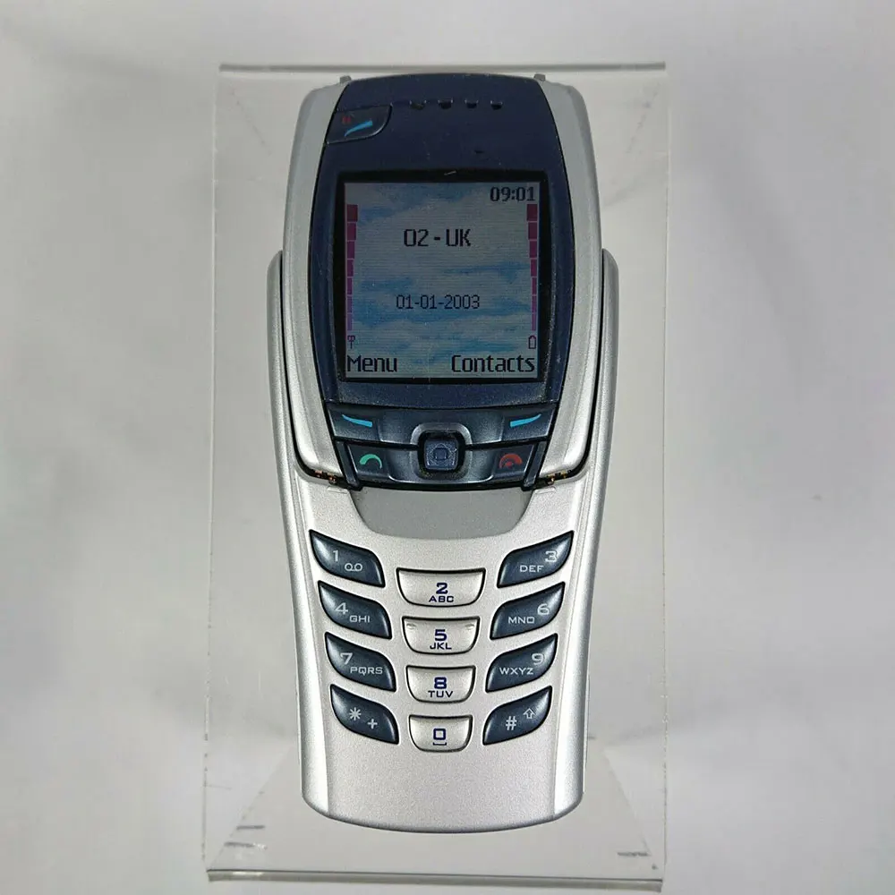 Фото Восстановленный оригинальный мобильный телефон 6800 2G с одной SIM-картой, разблокированный GSM 900/1800, с русской, арабской, ивритской клавиатурой, произведено в Финляндии №2