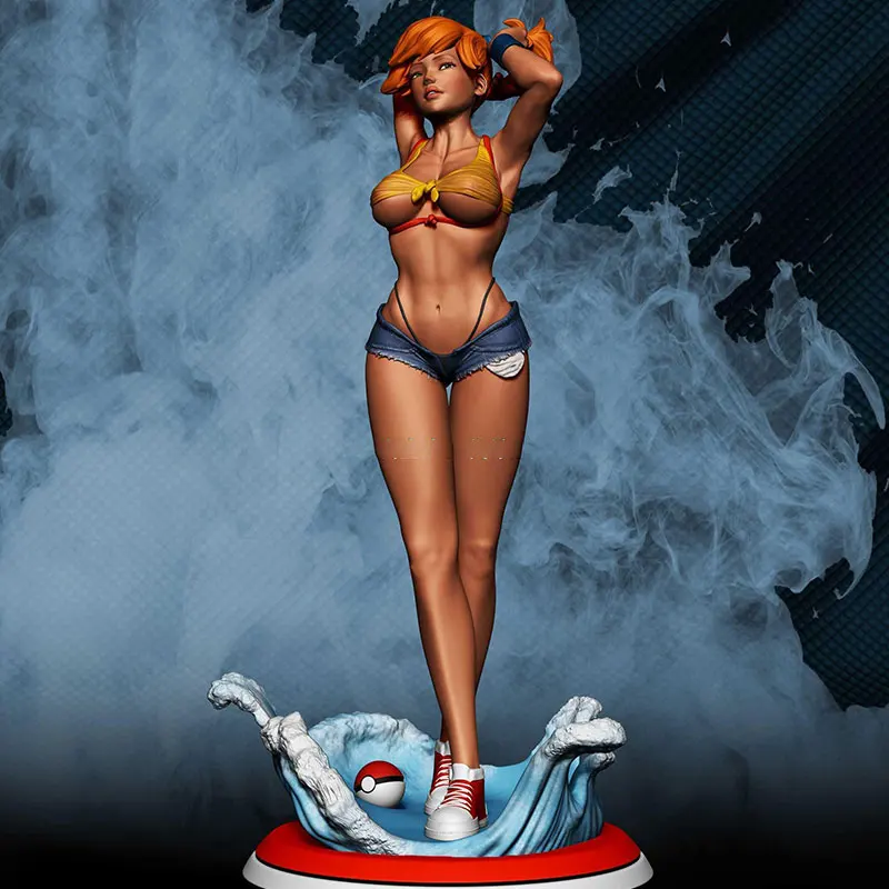 

Anime Girl Diy Resin Figure 1/24 Scale 75mm Overall Height Assemble Model Kit Unassembled Dioramas Unpainted Statuettes Toy