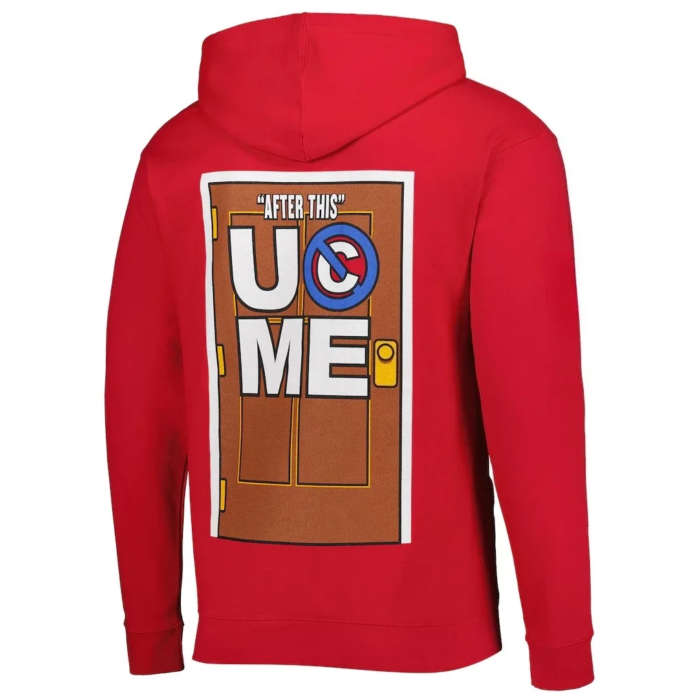 Фото La nueva sudadera roja con capucha John Sena Farewell Tour para Man 2026, casual y neutral con estampado 3D y blusa térmica №3