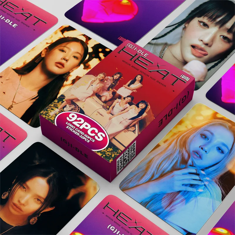 

92 шт./набор Kpop Hot Idol (G)I-DLE новый альбом высокого качества Lomo украшение для открыток коллекция открыток YUQI Minnie Shuhua MiYeon