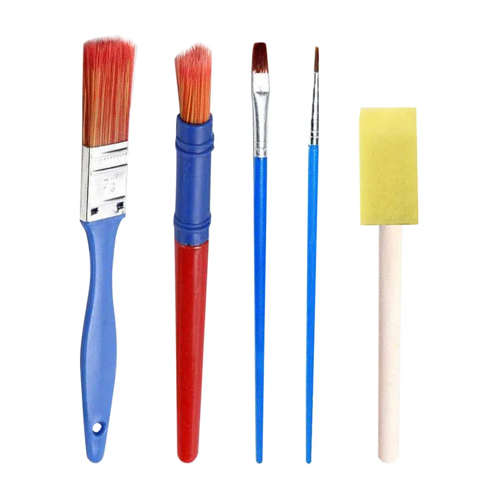 

Paint Children Brushes Paints Painting for Finger Sponge Toddlers Kids Education