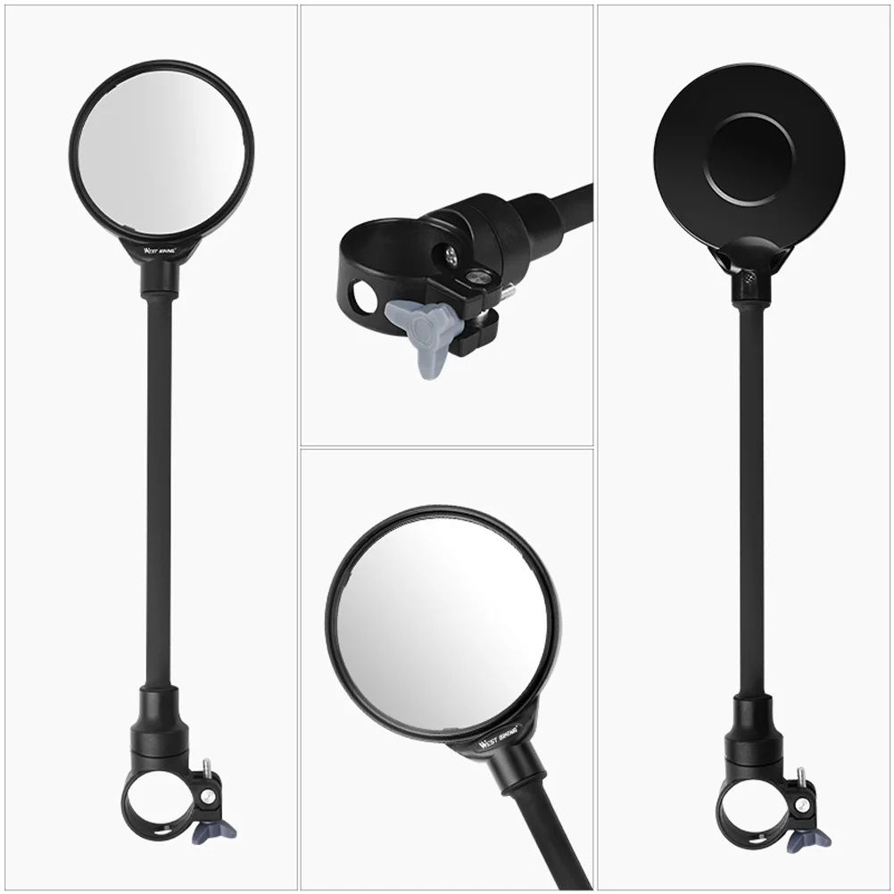 

1 Pc Rearview Mirror Flexible Metal Handlebar Back View Mirror Rearview Mirror for Bike