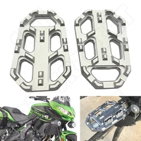 for kawasaki versys 1000 650 x300 2017 2020 motorcycle accessories front foot pegs pedal extension pad foot rest enlarged plate