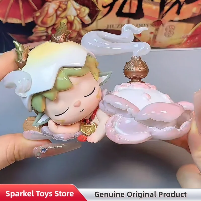 Фото Коллекционная фигурка Heyone Mimi Jiuzhou Odyssey Series Blind Box в китайском стиле, модный декор для рабочего стола, игрушка для взрослых коллекционеров №2