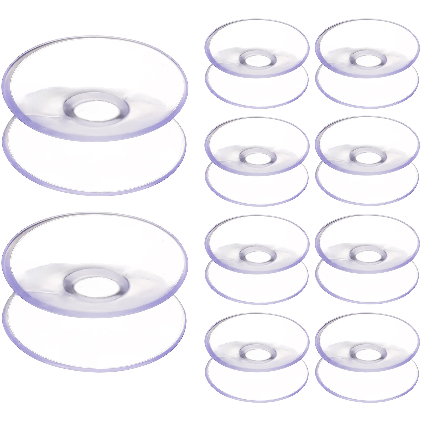 

10pcs 30mm Double Sided Suction Cups Sucker Pads for Glass Plastic