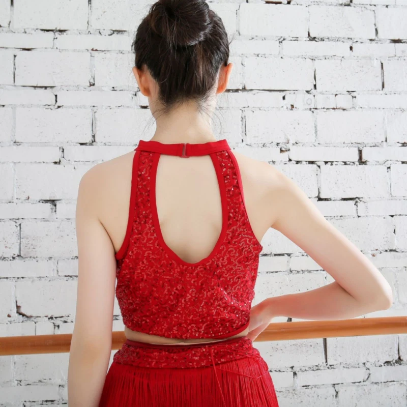 Комплект из 2 предметов для родителей и детей одежда латиноамериканских танцев с