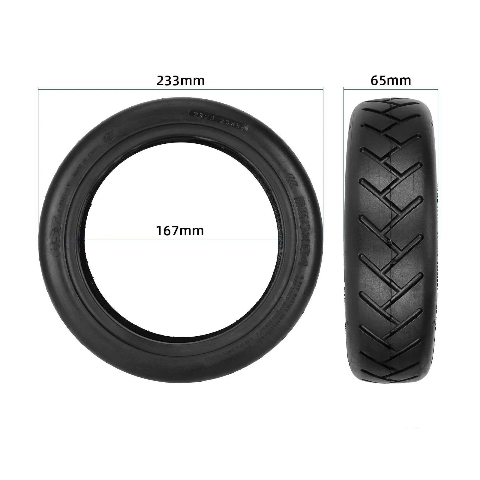 CST электрический скутер анти-пирсинг утолщенная надувная резиновая шина 250x54 для