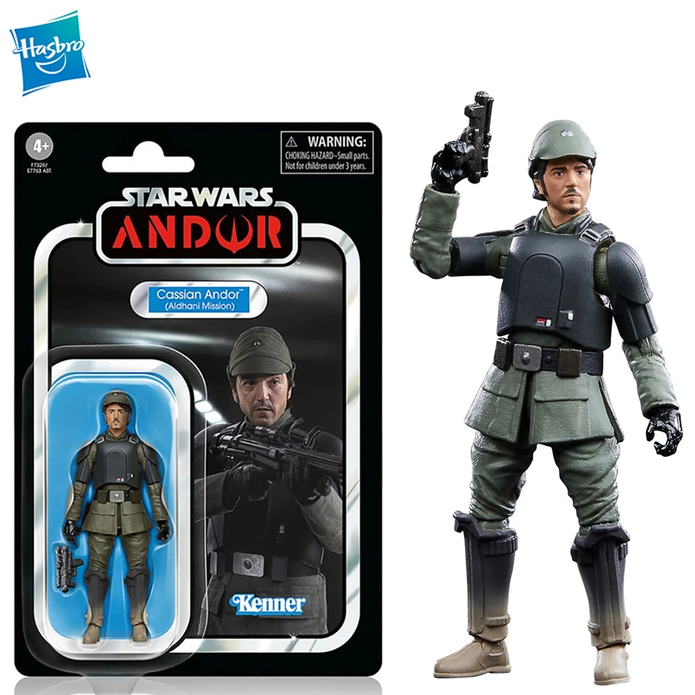 

Hasbro Star Wars The Vintage Collection Cassian Andor (Aldhani Mission) 3.75-Inch-Scale Action Figures Collectible Toys F7329