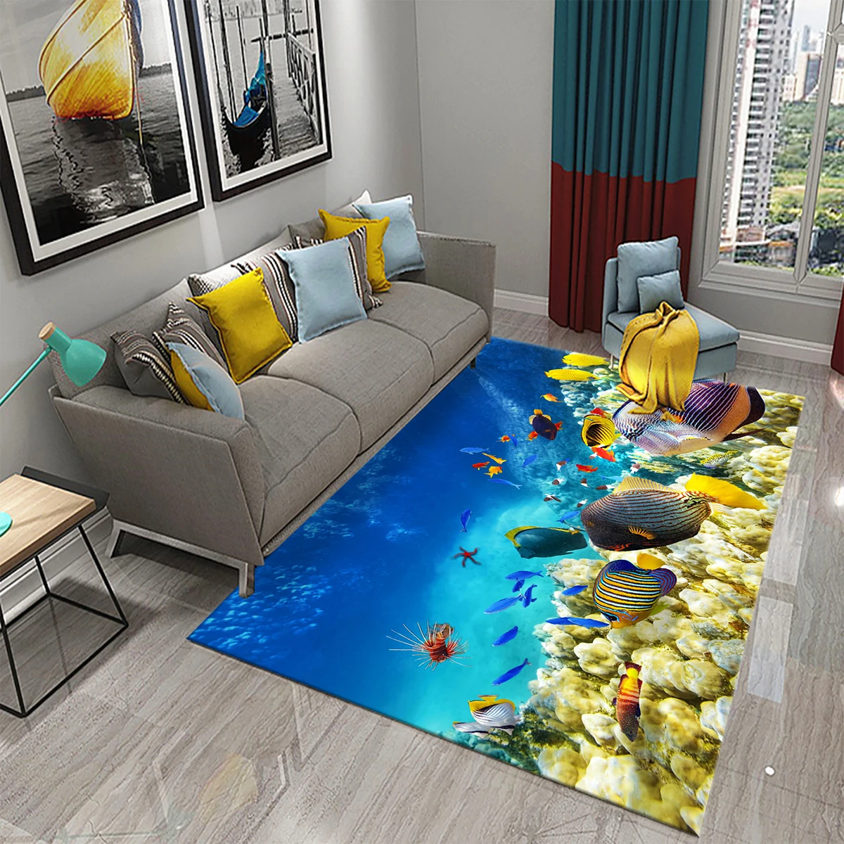 

Декоративный ковёр "Подводный мир"