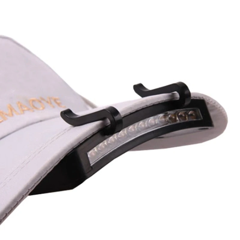 

Лампа с зажимом для шляпы, головной фонасветильник с заряжаемым аккумулятором, 11 светодиодный для ночной рыбалки, бега, кемпинга, пешего тур...