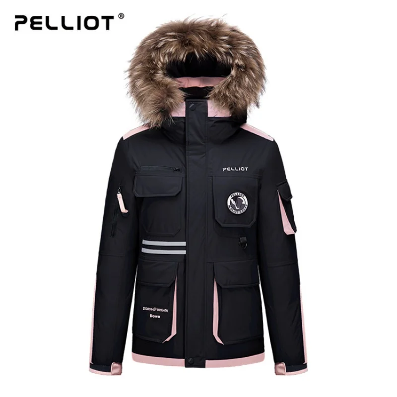 Outdoor White Goose Down Jackets High Quality Winter Thick Women's Waterproof down coats Short  for Women Adults Solid Autumn