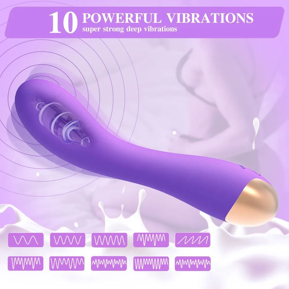 

Мощный фаллоимитатор для точки G, вибратор для женщин, 10 скоростей, вибрирующие секс-игрушки, Стимуляция клитора, Женский мастурбатор