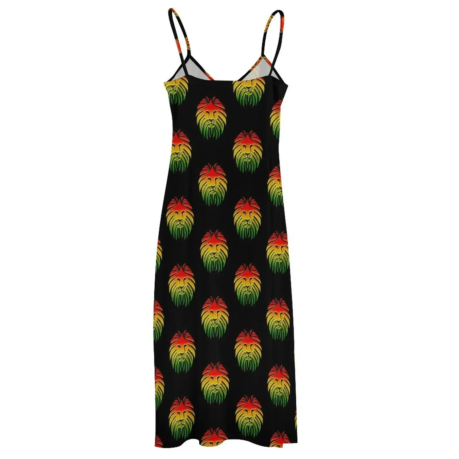 Like a Lion Reggae Rastafari Africa Jah Jamaica Платье без рукавов тренд женской одежды вечерние