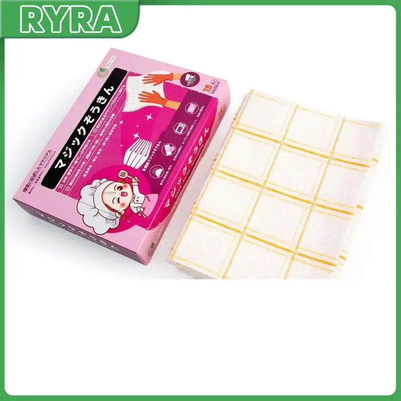 

Желтое полотенце для мытья посуды, утолщенное многоразовое моющее полотенце для влажной и сухой уборки, кухонные приспособления, тряпки из ...