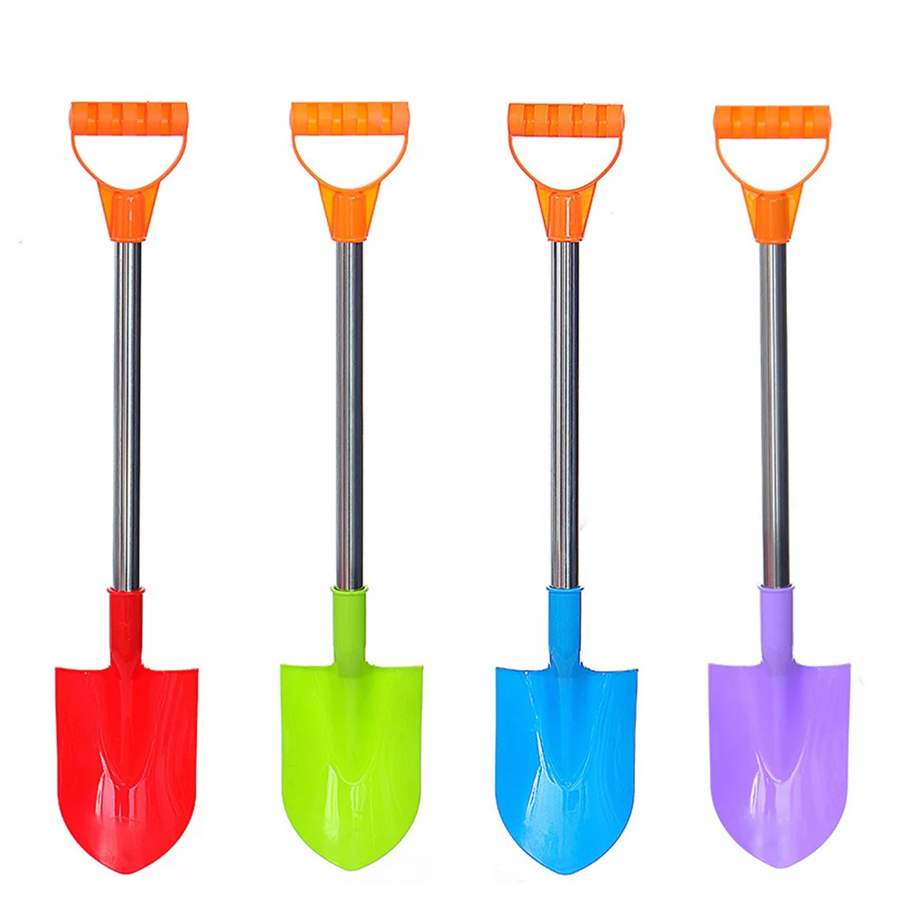 

4 Pcs Kids Beach Toys Kids Tools Playing Sand Plastic Shovels Sand Building Tools Beach Digger Toy Pool Party Childrens Tylonal