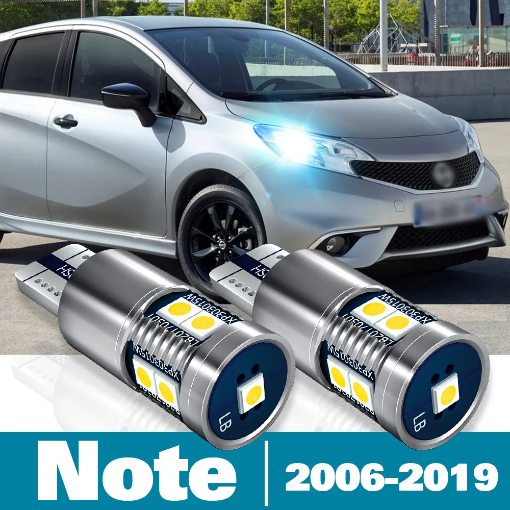 2 шт. Светодиодные Габаритные огсветильник для Nissan Note E11 E12