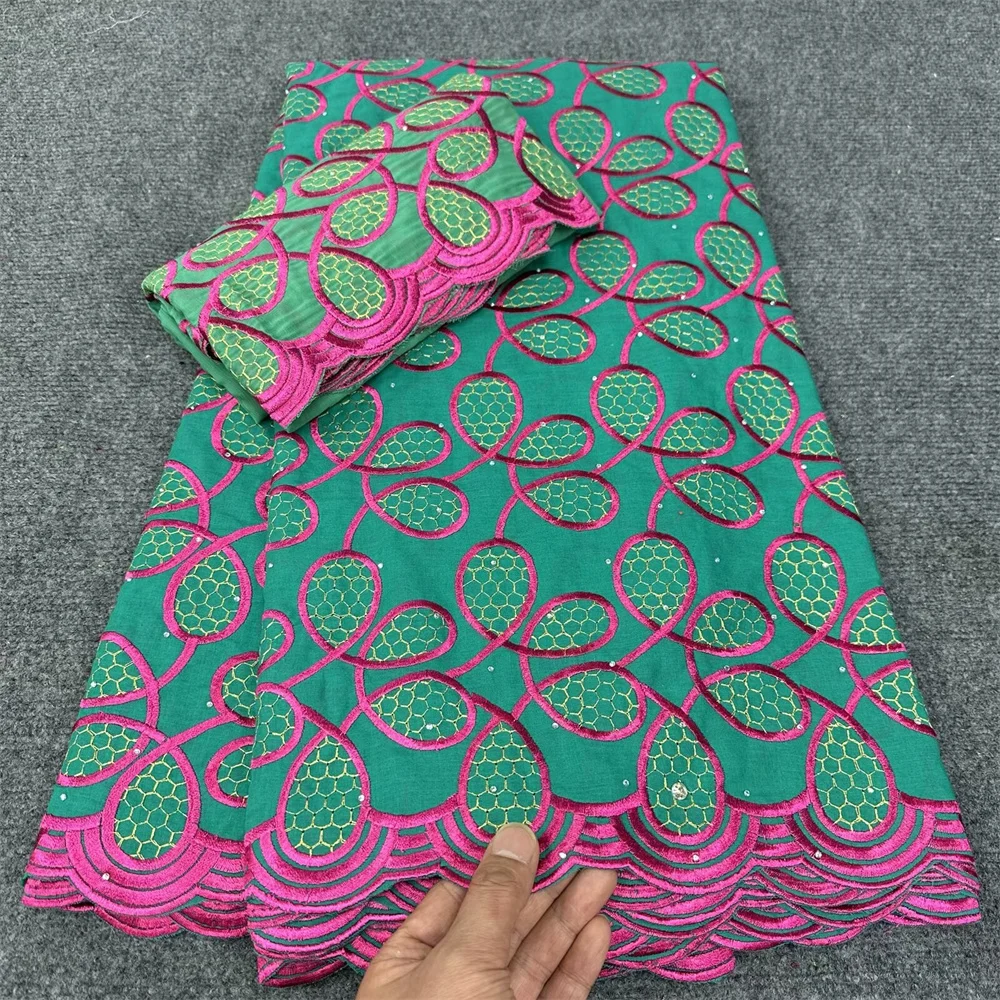 Швейцарская вуаль Африканское Австрийское кружево с камнями кружевная ткань 2024