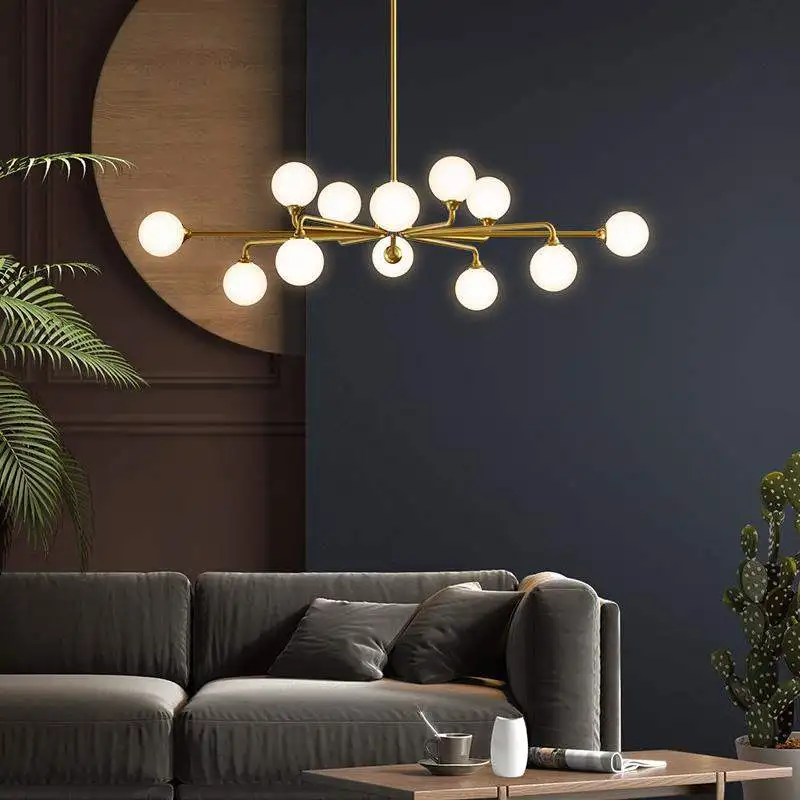 Золотая люстра HomeLover