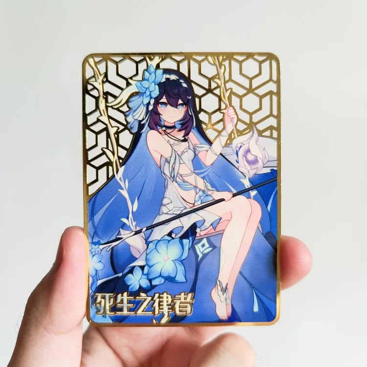 Аниме Honkai Impact 3 Prometheus Fu Hua Mobius Seele Vollerei Закладка подвеска подарки ажурный латунный