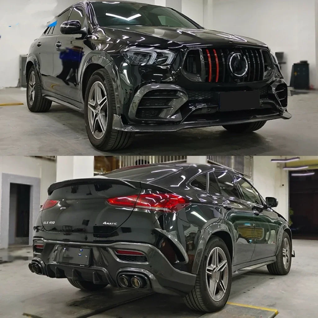 Комплект кузова Brabu s Style из углеродного волокна для Mercedes Benz GLE450 GLE53 GLE63 Coupe SUV
