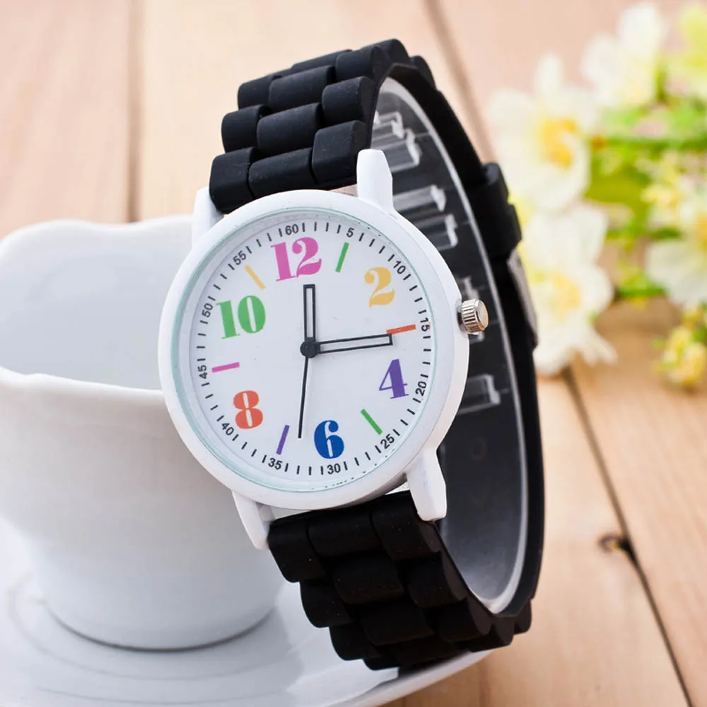 

Fashion Quartz Watches for Women Luxury White Silicone Bracelet Ladies Dress Clock Relojes Mujer Gift Woman Relogio Masculino