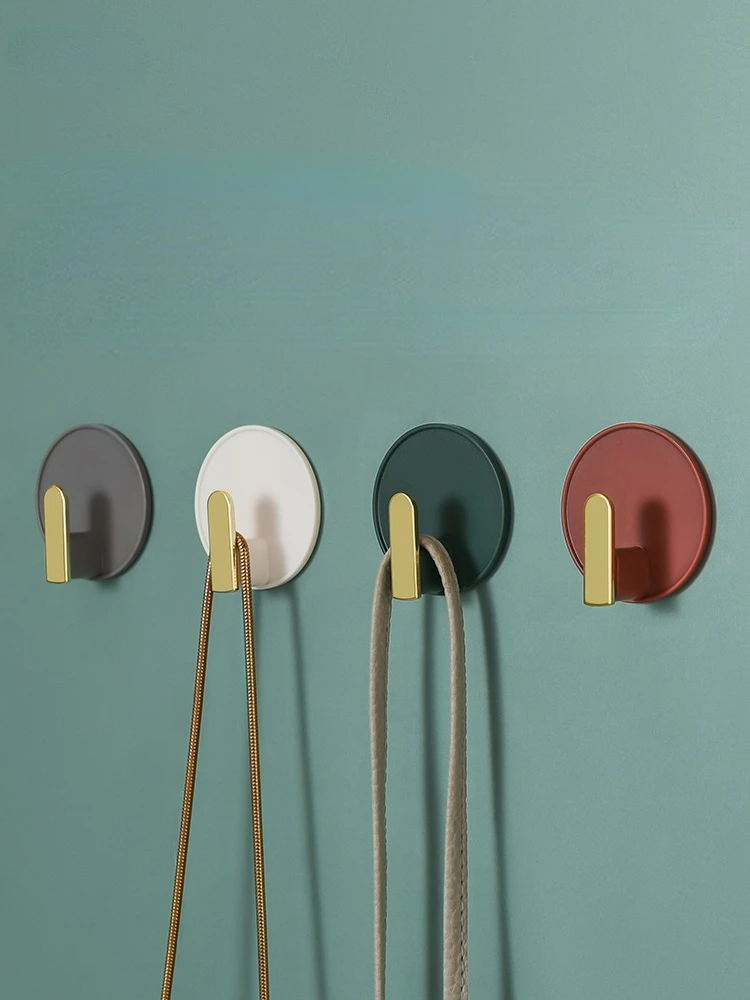 

Современные настенные крючки в скандинавском стиле, сверхпрочные самоклеящиеся настенные крючки, вешалка для полотенец без сверления, Кре...