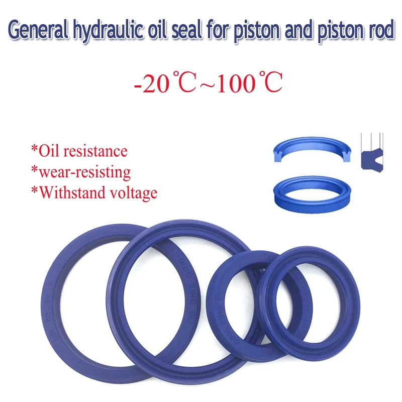 

Полиуретан (PU) гидравлические масляные уплотнения UN / U/Y-образное кольцо, поршневой стержень с одной губой, U-образное уплотнительное кольцо, прокладка