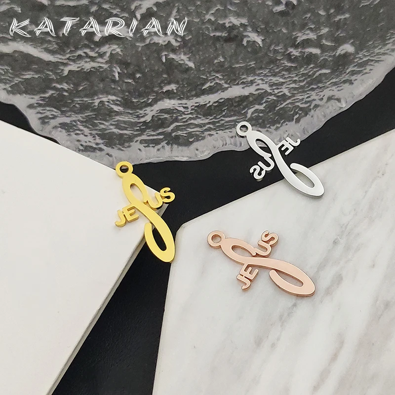 

2pcs/lot JEUS Pendant 316l Stainless Steel DIY Making Earrings Pendant Keychain Jewelry Accessories Finding