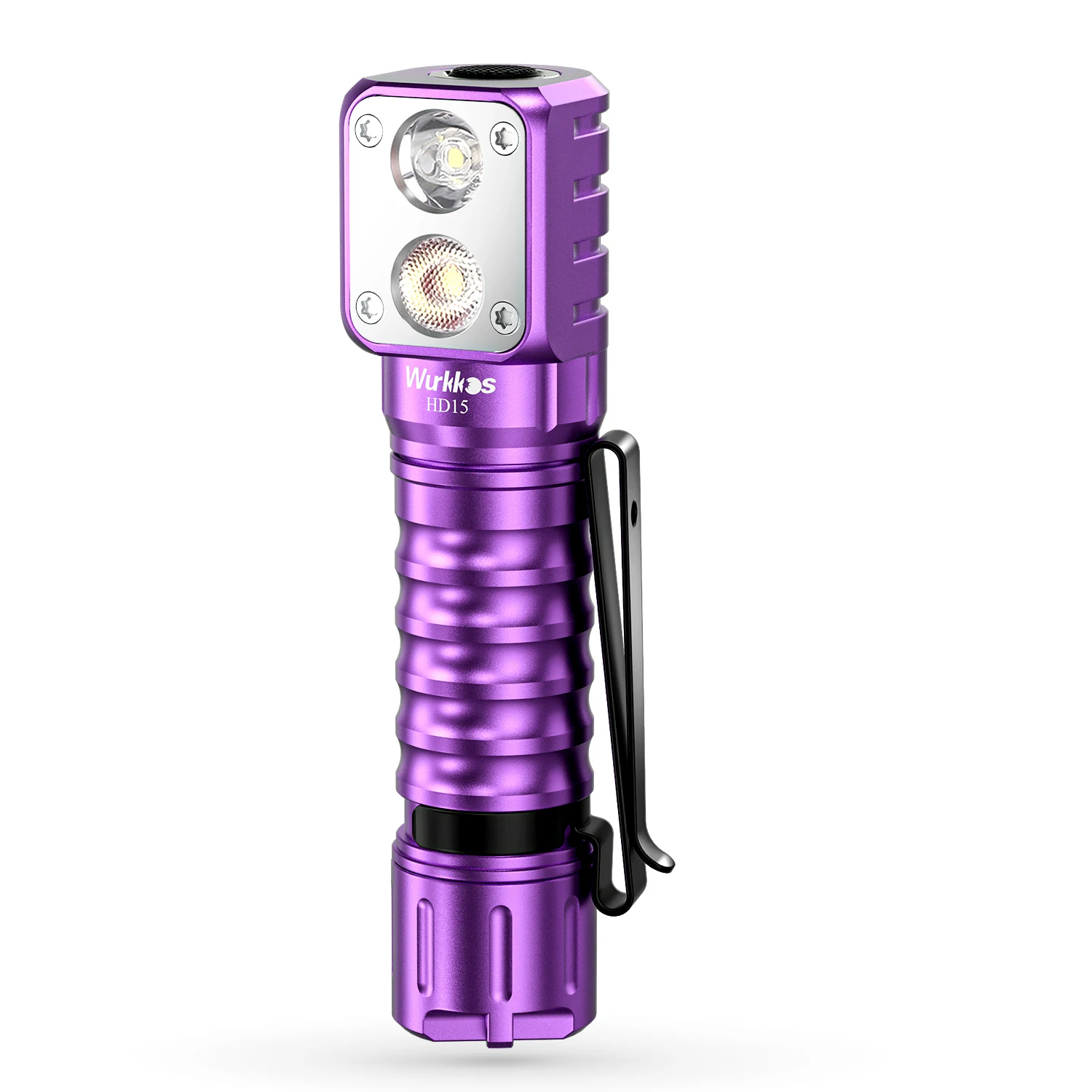 Wurkkos HD15,HD15R Headlamp 18650 2A Rechargeable Headlight 2000lm Dual LED LH351D+SST20 USB Reverse Charge Magnetic Tail Hiking