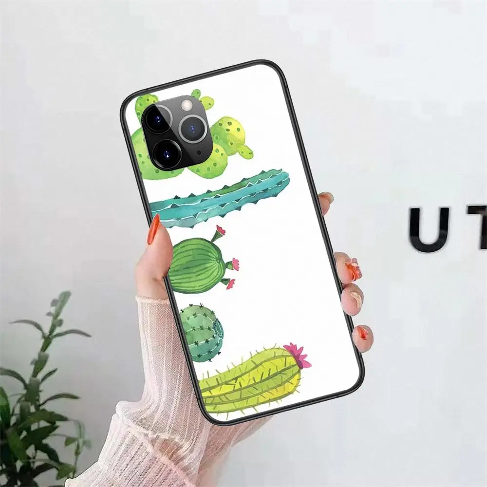 For Xiaomi Redmi Note 11 11S 10 10S 9 9S 9T 5 6 7 8 8T Pro Max 5G Black Waterproof Fashion Prime Cactus By Andrea Lauren Cheap images - 6