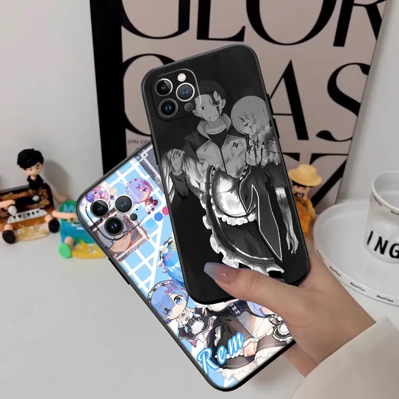 Фото Новый высококачественный чехол Re Zero Emilia Ram Rem для Xiaomi Poco C40 C50 C51 C55 C65 C71 C75 F3 F5 F6 F7 M2 M3 Pro Ultra №5