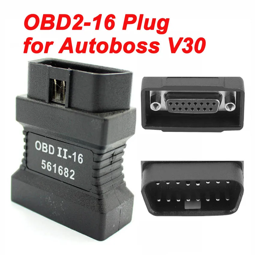 

16-контактный интерфейс OBDII к адаптеру DB15 для автомобильного сканера Autoboss V30 Elite 16-контактный разъем Obd2 к разъему USB 15PIN