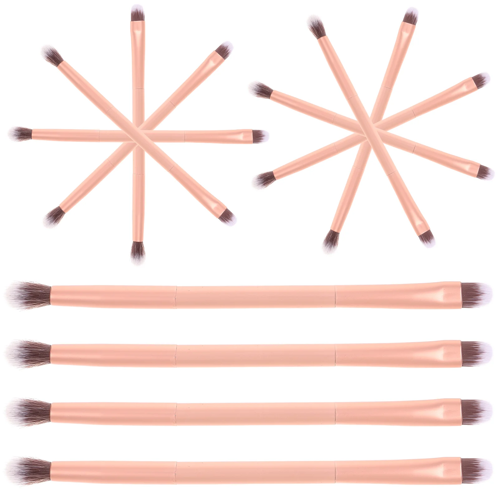 

24 Pcs Makeup Brush Eye Shadow Brushes Women Supplies Tools Double Head Eyeshadow Artificial Fiber Cosmetics Miss Face