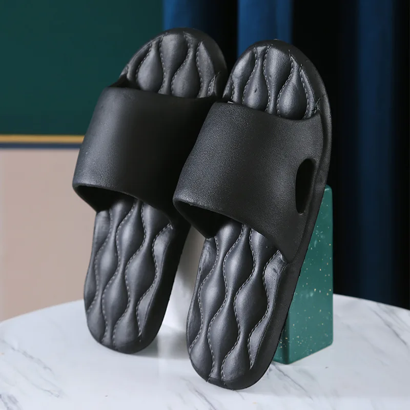 Новинка 2022 сандалии с волнистым рисунком домашние тапочки мягкой подошвой от