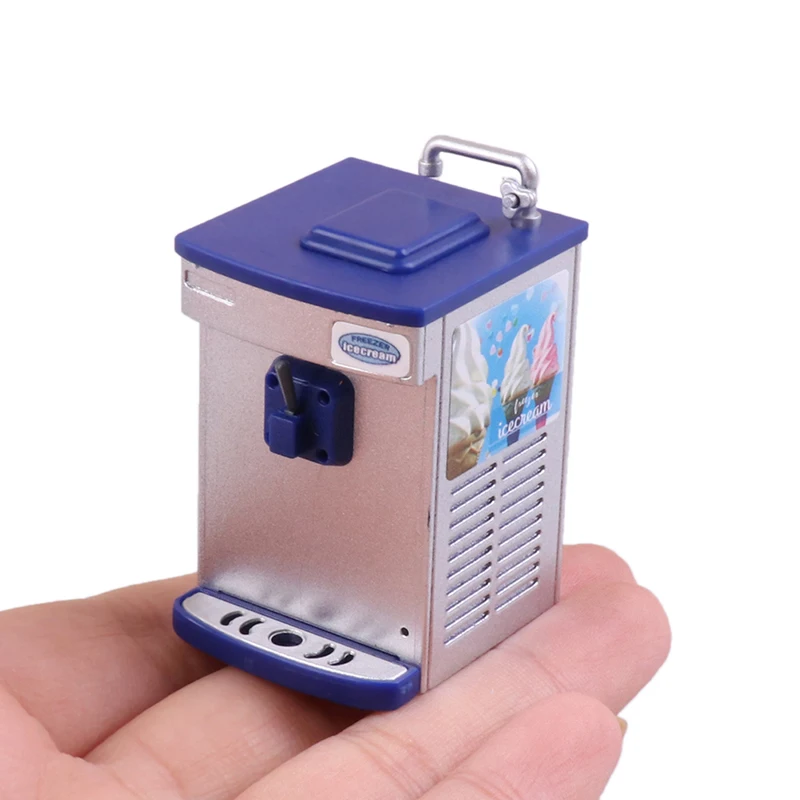 

Dollhouse Mini Kawaii Beverage Machine Ice Cream Vending Decoration For Doll House Decor Kids Pretend Toys