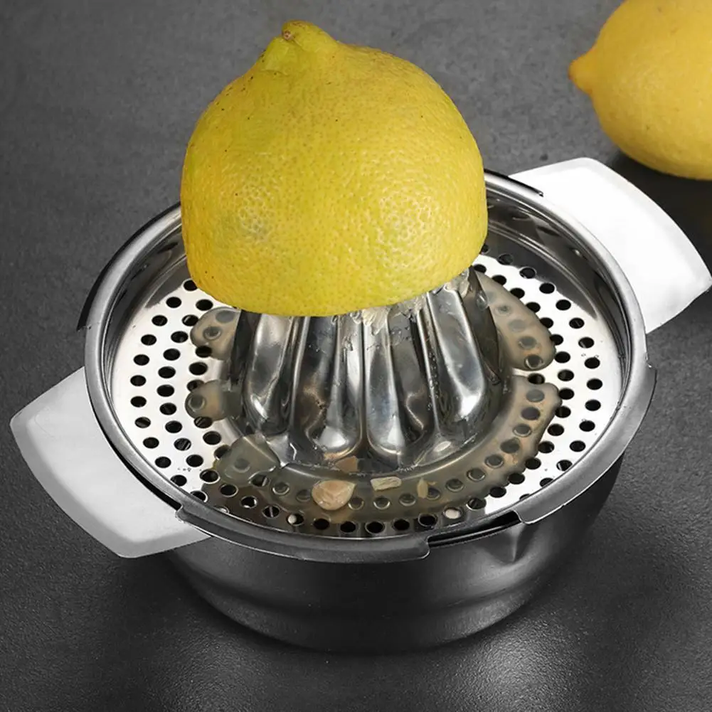 

Hand Orange Citrus Lime Fruit Juice Squeezer Kitchen Tools Lemon Squeezer Manual Blender Steel Juicer Gadgets Portable V6W8