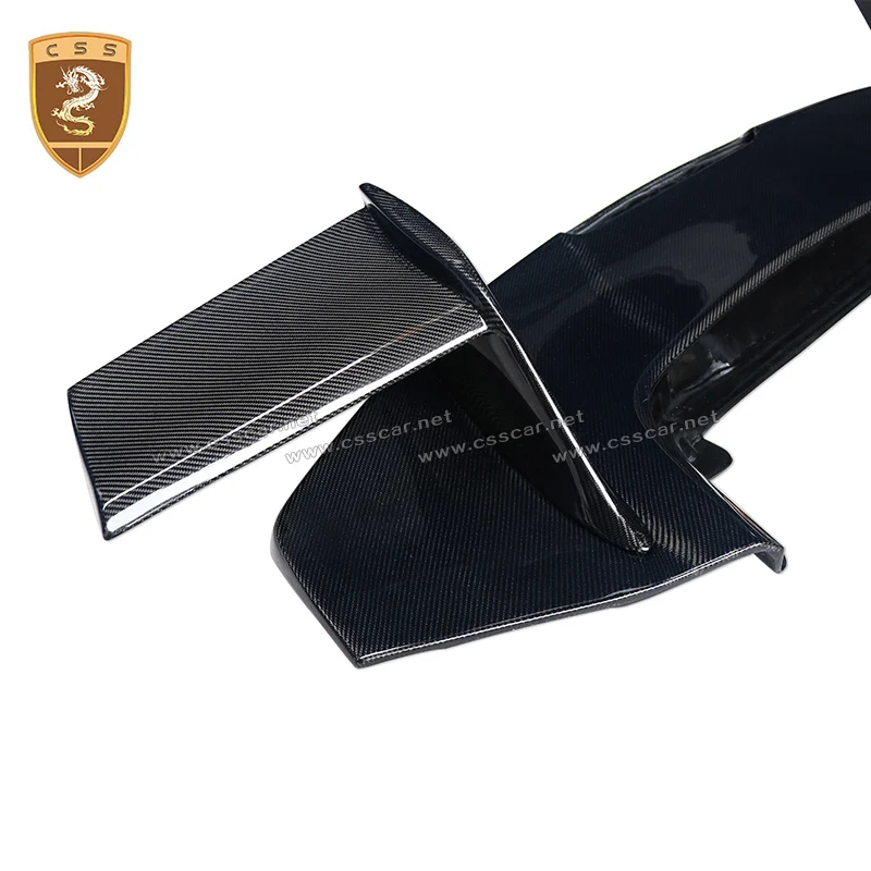 GTB MSY Стиль Автомобильный задний багажник спойлер для губ крыло Ferari 488 сухое