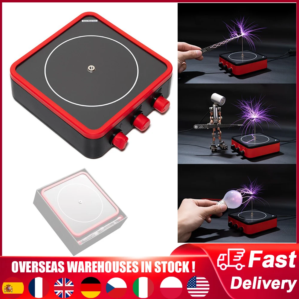 

NEW BT Music Tesla Coil Module Artificial Lightnings High Voltage Pulse 80mm Electric Arc Generator Science Experimental Tool