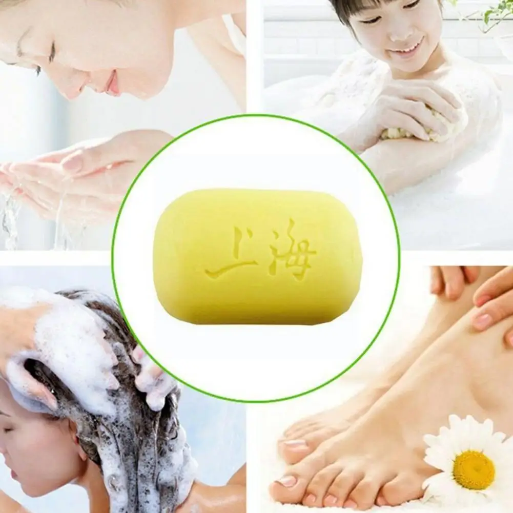 

Shanghai Sulfur Soap Oil-control Moisturizing Skin Soap 85g Cleanser Treatment Traditional Chinese Ance Whitening Care J8e0