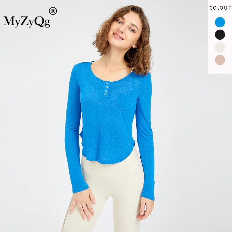 

Осенне-зимние женские облегающие сексуальные спортивные футболки для бега с длинным рукавом укороченный топ для йоги тренажерного зала фитнеса стрейч